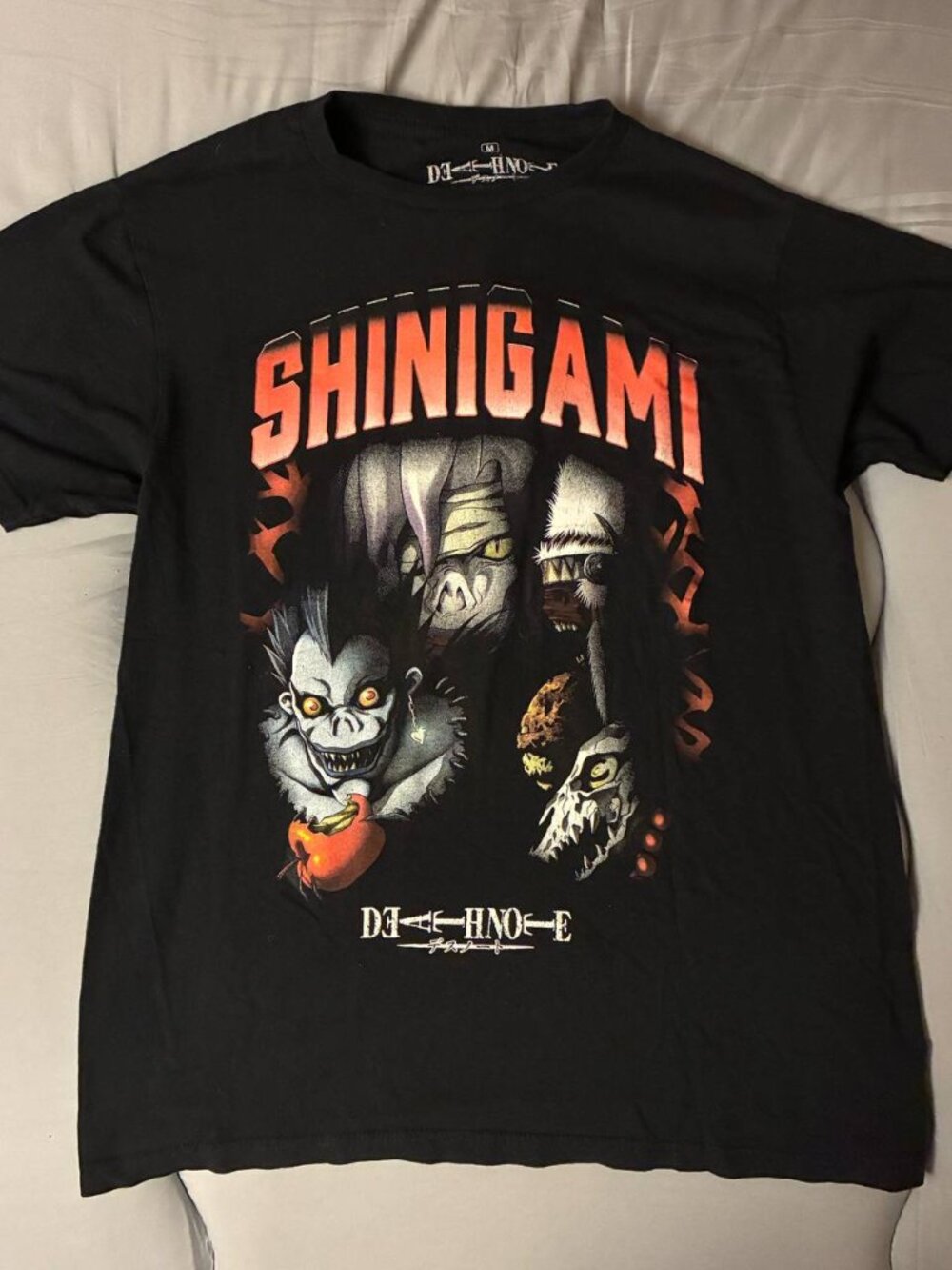 Death Note Japanese Anime TShirt Shinigami Creatures of Darkness Graphic Tee - M